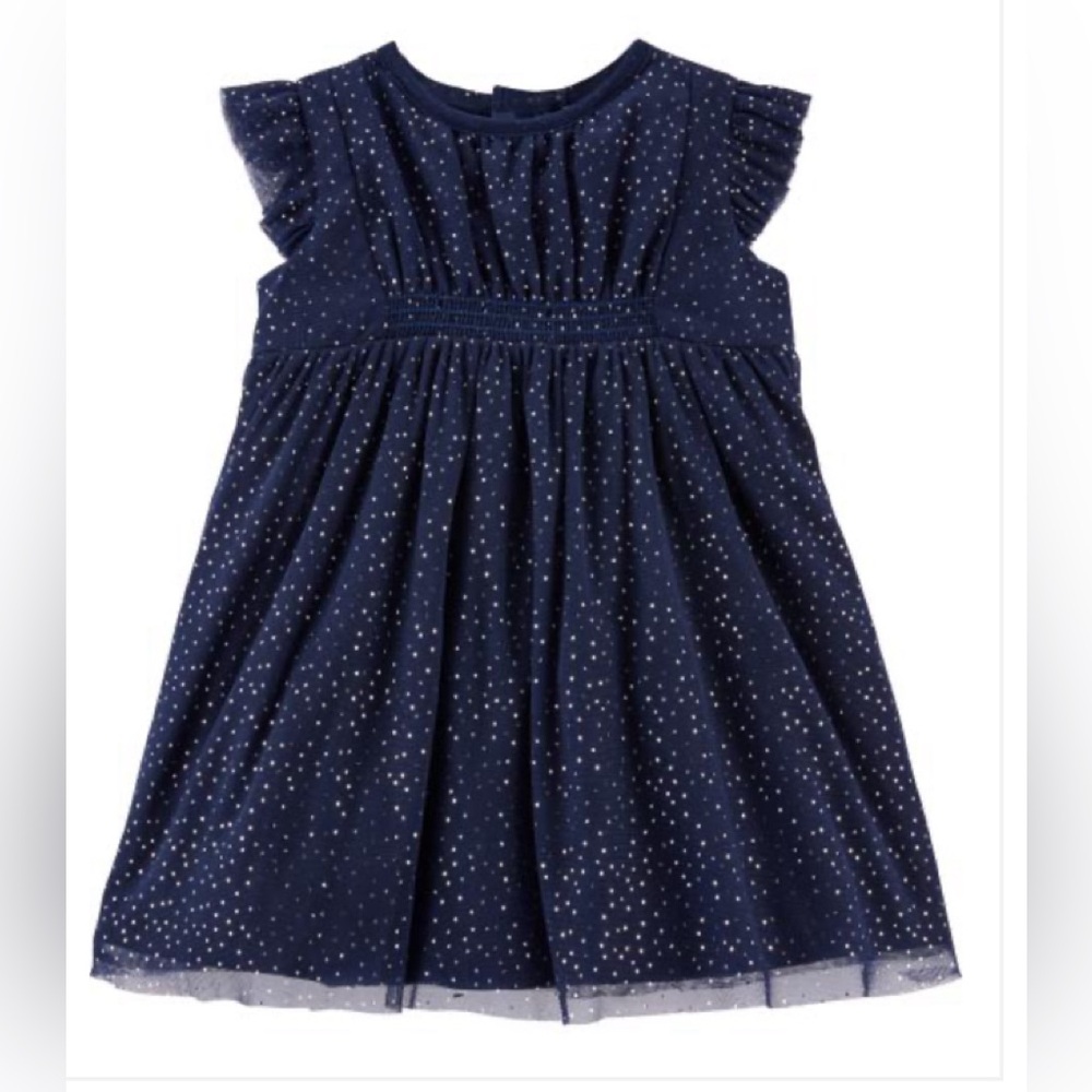 NEW| Polka Dot Tulle Special Occasion Dress | 24 Months